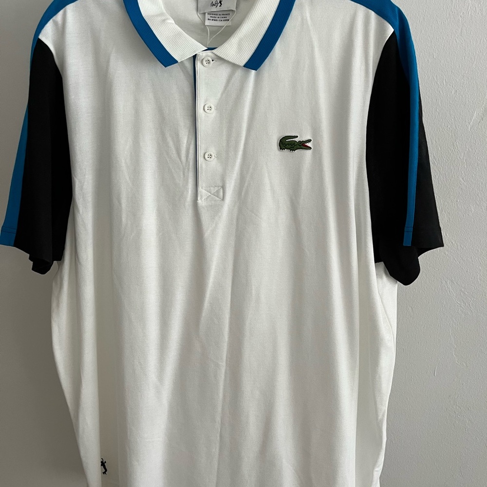 Lacoste Andy Roddick Polo Tennis Shirt sz 8. XXL. New w. Tags.